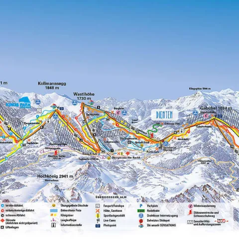 Hochkoenig skimap