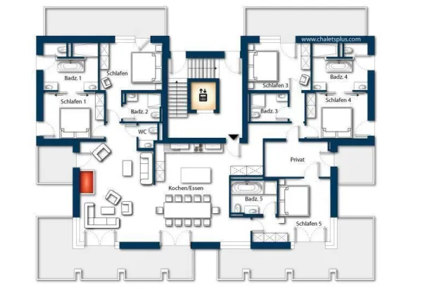 0023 HT A6 plattegrond